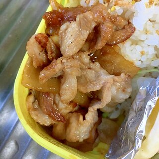 大根と豚肉の生姜焼き